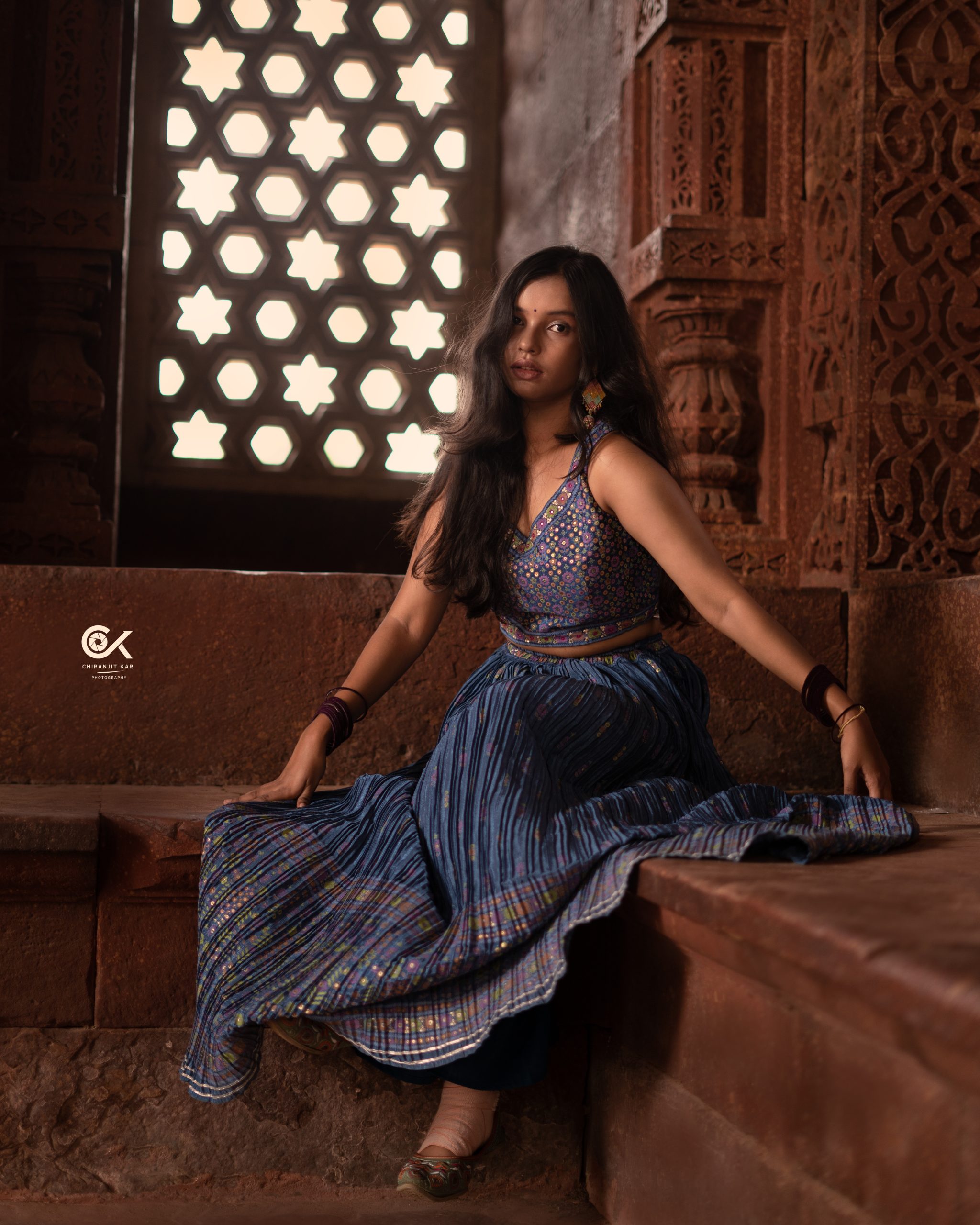 ARCHITECTURAL COUTURE - Heritage Sandstone Editorial Fashion by Chiranjit Kar